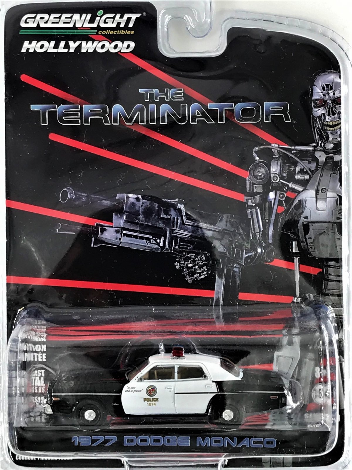 Greenlight 1:64 Hollywood The Terminator - 1977 Dodge Monaco - 1:64 ...