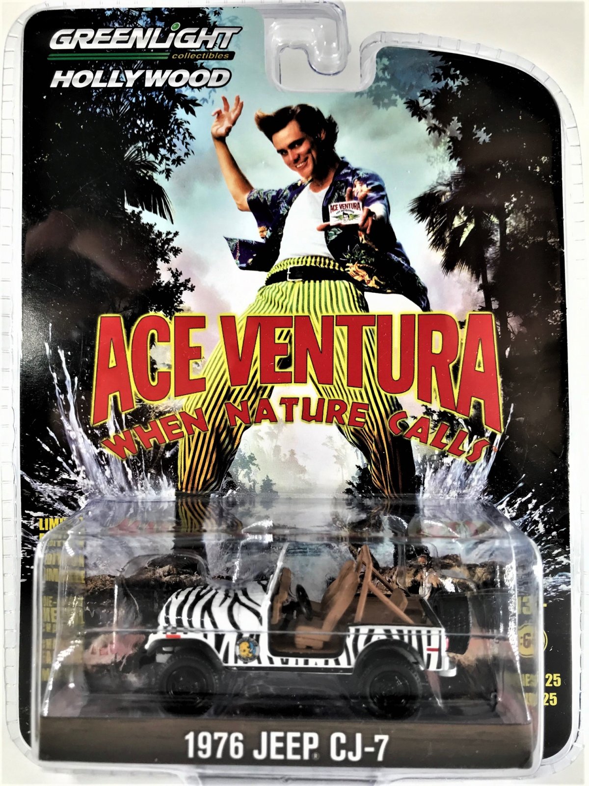 Greenlight 164 Hollywood Ace Ventura 1976 Jeep CJ7 164 Diecast